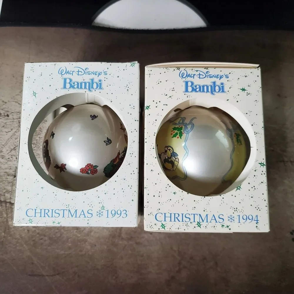 Vintage Schmid Collectors Gallery Walt Disney's Bambi Christmas 1993 & 1994‎